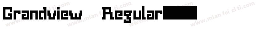 Grandview Regular字体转换